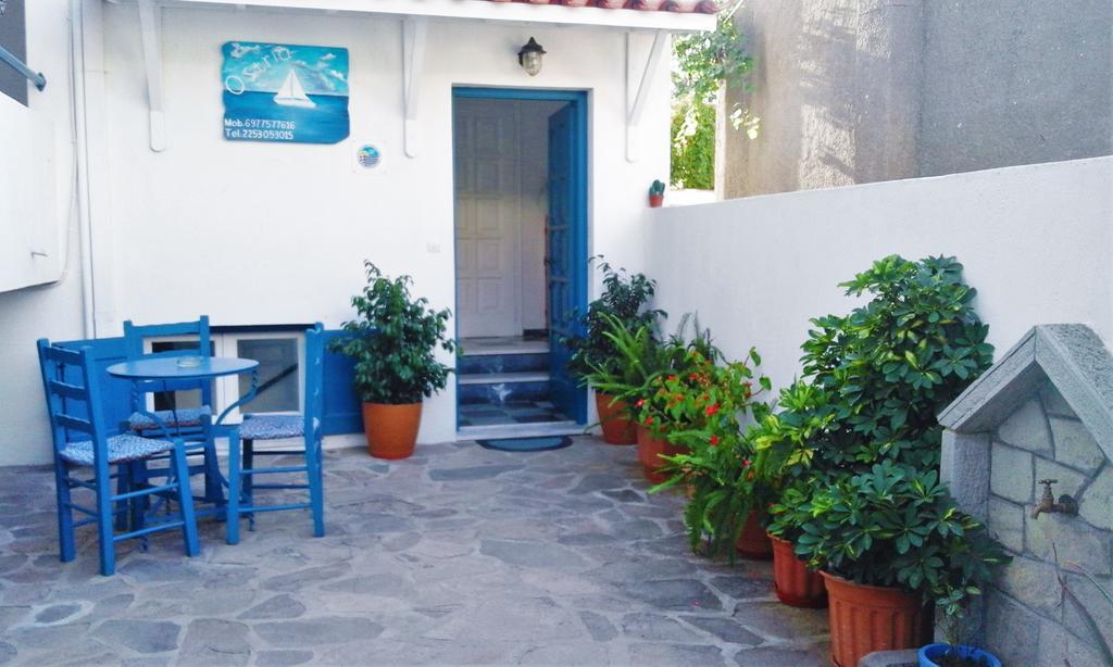 Ostria Eressos Rooms Skala Eresou Ngoại thất bức ảnh